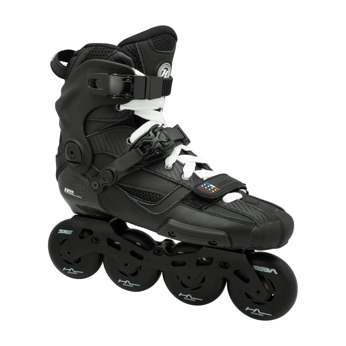 Freeride skates,Skates,Slalom skates: SEBA - HIGH LIGHT CARBON 80 - BLACK -  buy online